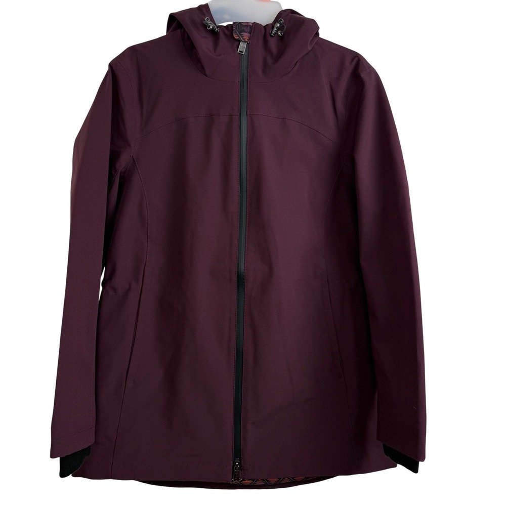 Pendleton Hooded Jacket Women S Burgundy Southwestern Lined Coat Boho Western